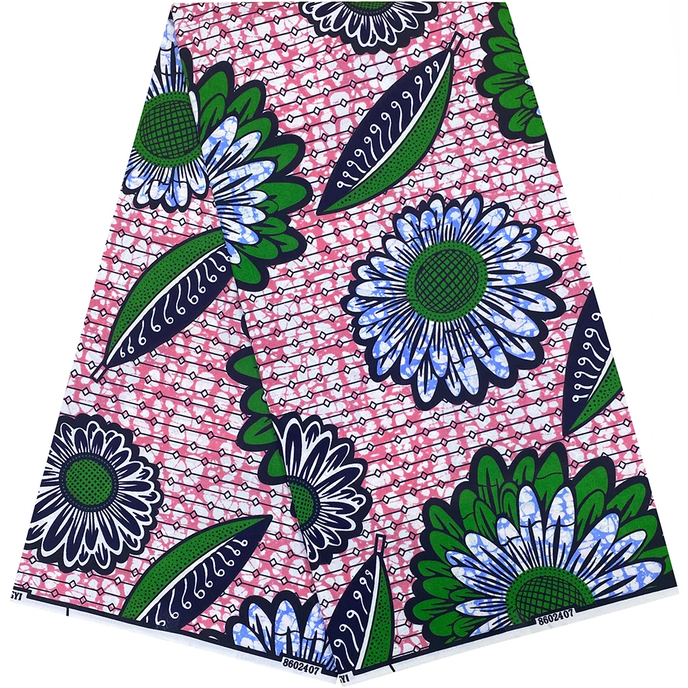 African Ankara Wax Fabric 6 Yards Brand New Arrival Reliable Quality Great for Sewing DIY Crafts