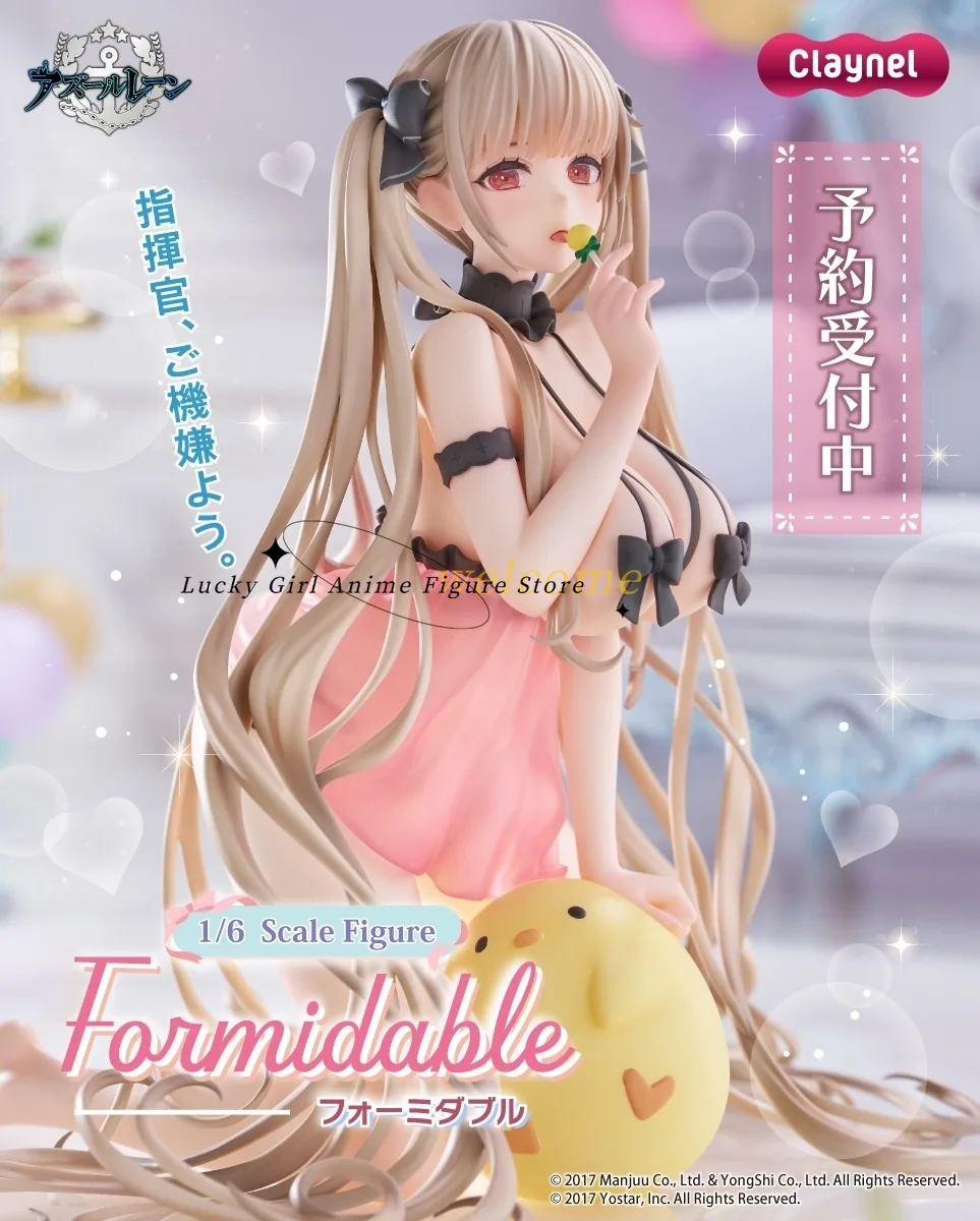 

In Stock Original Claynel Azur Lane Formidable Sweet Time Ver. Anime Figure 20CM 1/6 Model Game Collectible Fans Gift