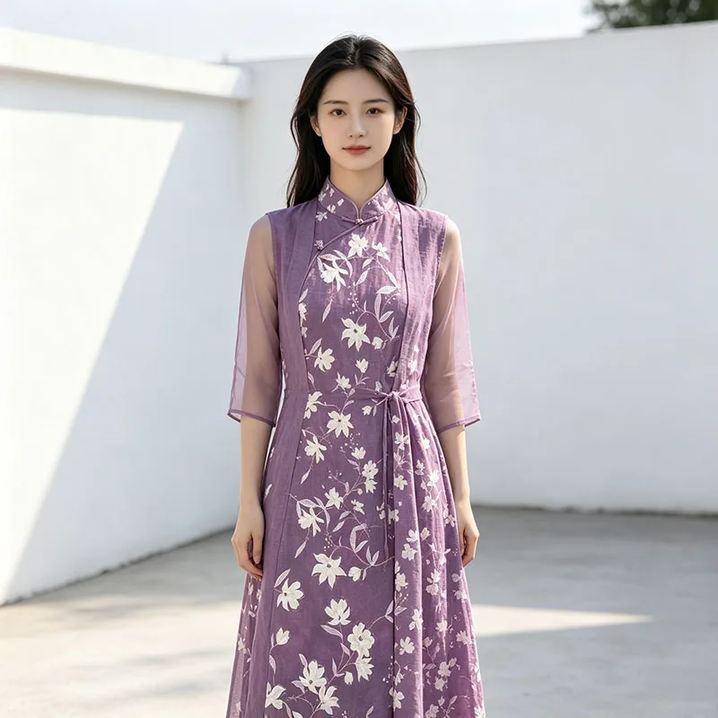 Ramie Grey Fabric, Washed Raw Twill High Density, Moisture Absorbing Skin Friendly Anti Pilling, For Garment Curtain Dress, Big