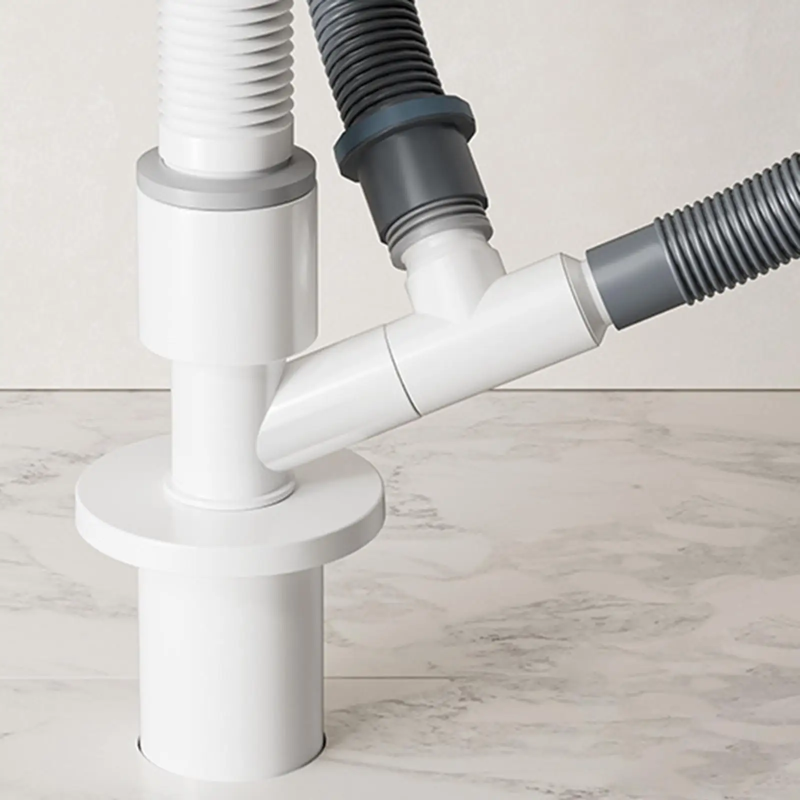 Washing Machine Floor Drain Adapter Three-way Connection Drain Sealing Tool Floor Drain Joints Sewer for Home Wash Basin
