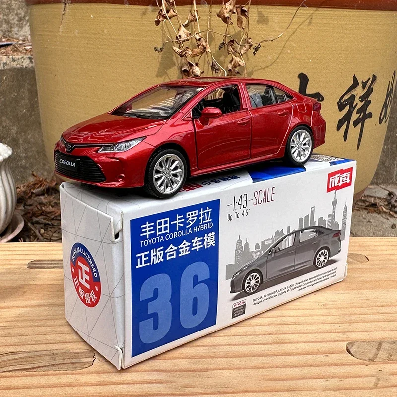 New 1:43 Toyota Corolla Alloy Car Diecasts & Toy Vehicles Car Model Miniature Scale Model Car Collect Ornaments For Children