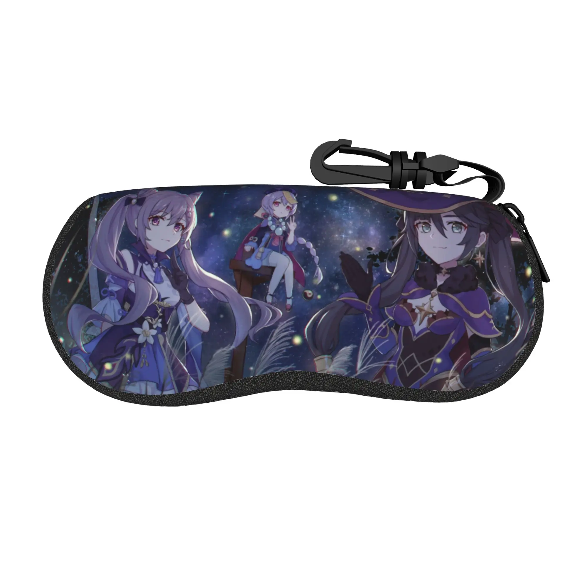 Harajuku Genshin Impact Amber Glasses Case Convenient Box  Eyewear Storage Box Cartoon Glasses Box