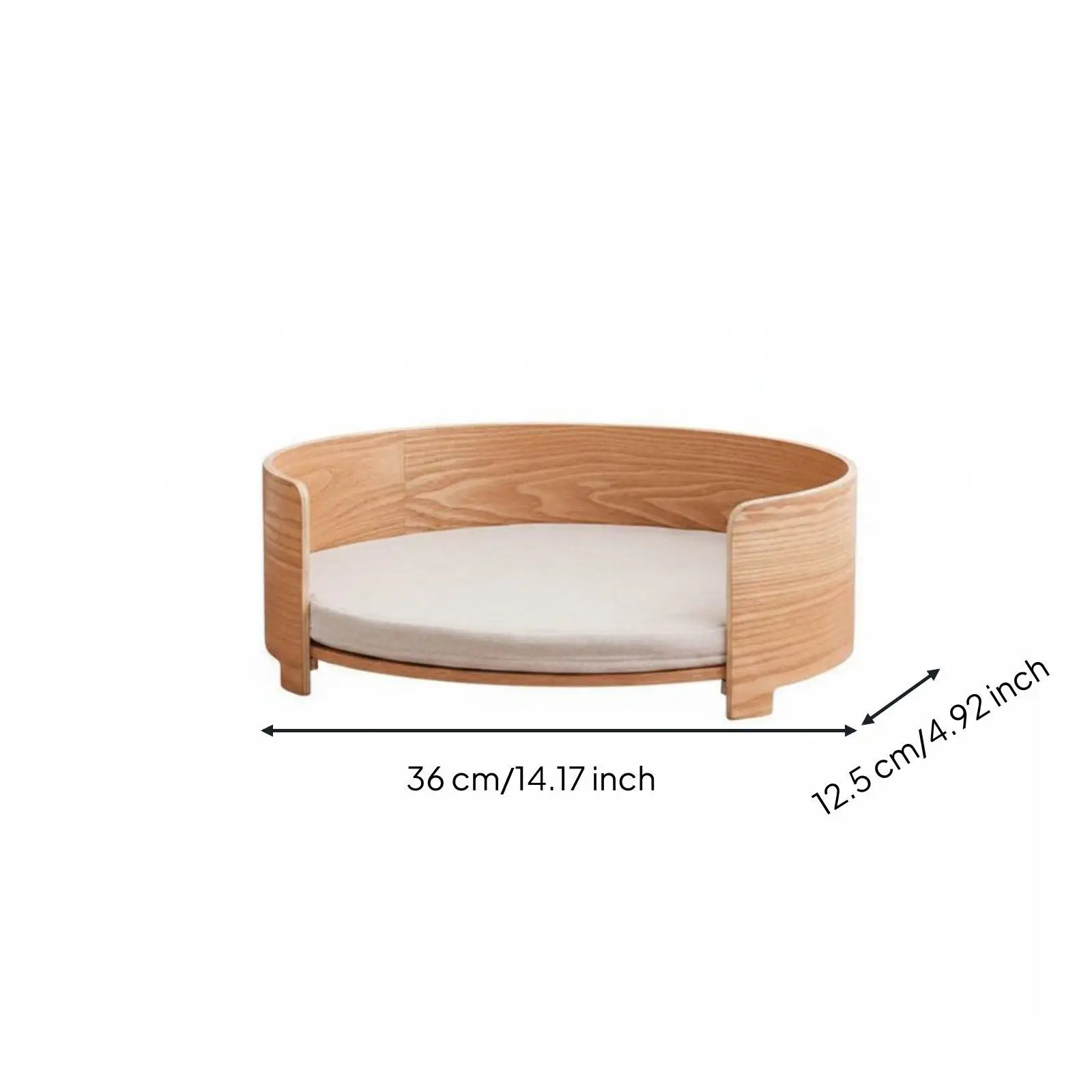 Industrial Shelter Four Season Pet Bedding Thick Cushioned Cat Bed Dog Lounger for Living Room Indoor Use