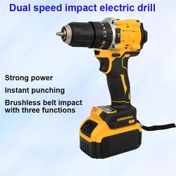 20V DCD805 Cordless Impact Drill Brushless Drill Impact Drill /Driver Kit Tool in Rechargeable Power Tools 2300RPM Wrench