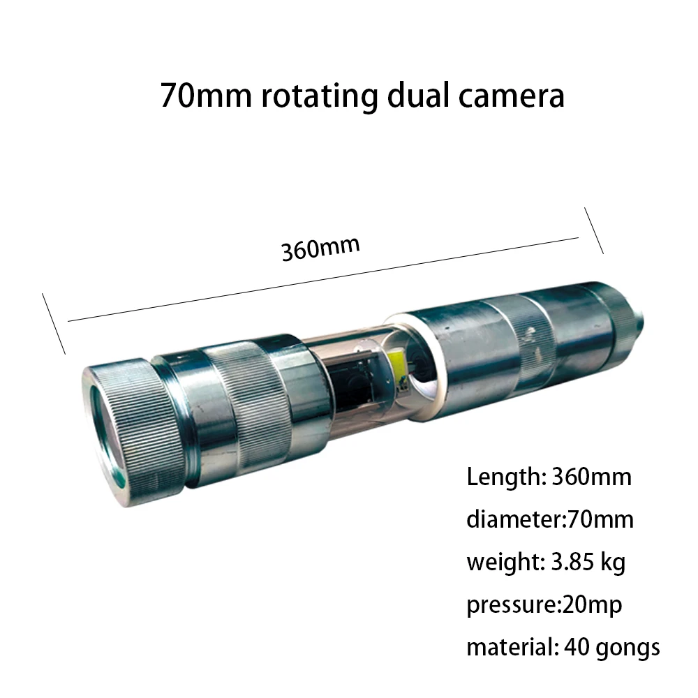 Deep Inspection Industrial Rotation 300m Ptz Cctv for Wells Borewel Underwater Borehole Camera