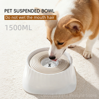 Floating Non-Wetting Mouth Dog Bowl Pet Bowl Anti-splash Water Bowl For Cat & Dogs Large Capacity Drinker Drinking Bowls