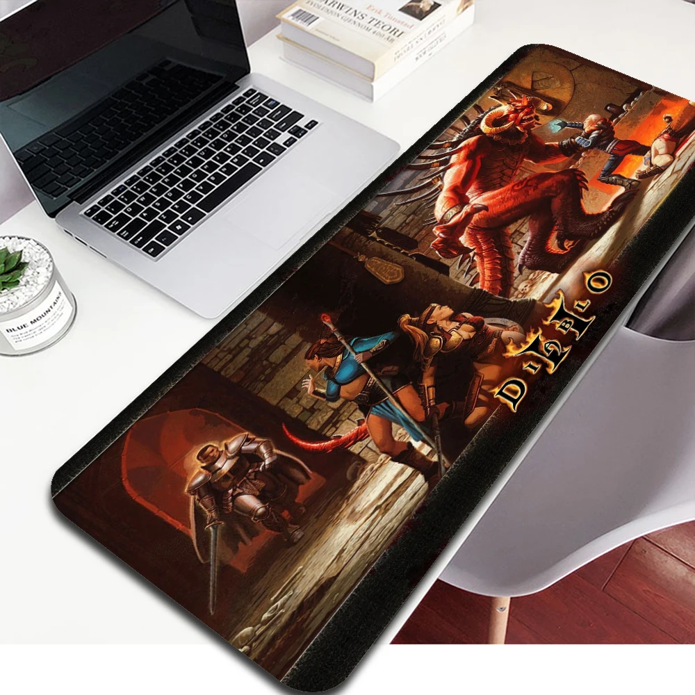 Carpet Mouse Custom Gaming Mouse Pad Rug Diablo 2 Desk Gaming Mousepad 400x900 Mousepad Gamer Game Mat Desk Mat Keyboard Set