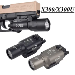 Tactical SF X300 X300U Ultra XH35 X300UH-B Pistol Scout Light Airsoft Weapon Gun Light Strobe LED Flashlight Fit 20mm Rail