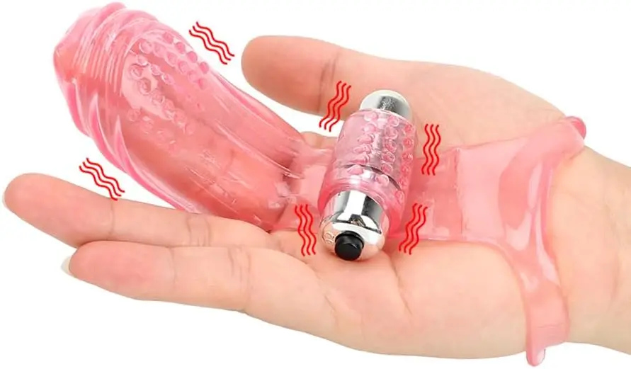 

Finger Vibrator Sensitive Point Massage Stimulates Point Female Bullet Vibration Masturbator Sex Toys Female Lesbian Sex