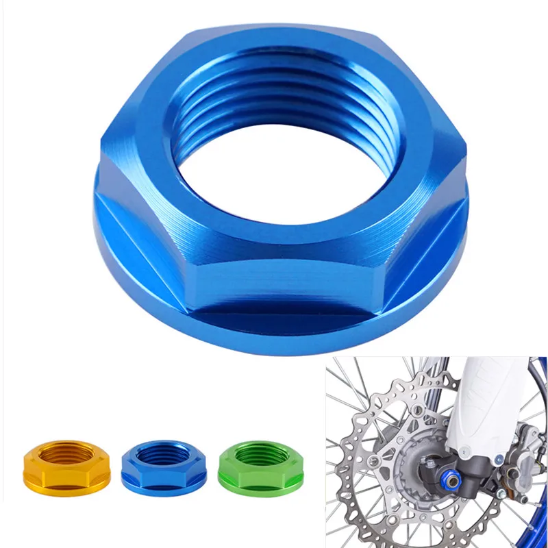 

M18XP1.5 Front Axle Shaft Lock Nut For YAMAHA YZ250F YZ450F 2016 -2021 YZ250FX YZ450FX 2015-2020 YZ250F 450F 250FX 450FX