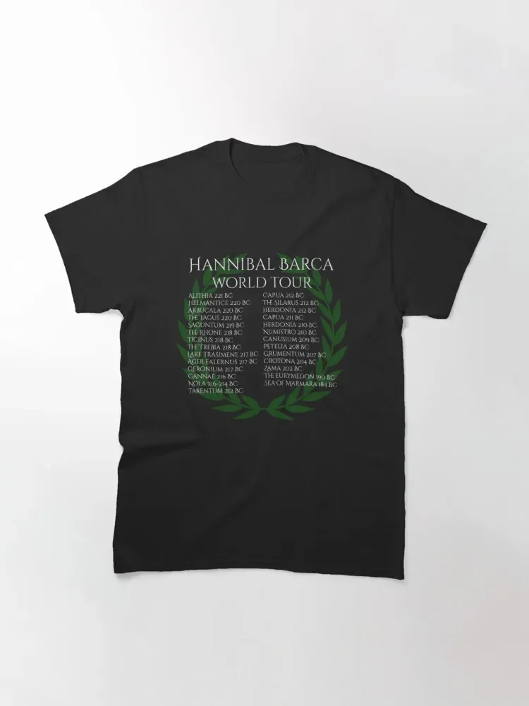 Ancient Rome Hannibal Barca World Tour Men T-Shirt Short Sleeve Casual 100% Cotton T Shirt
