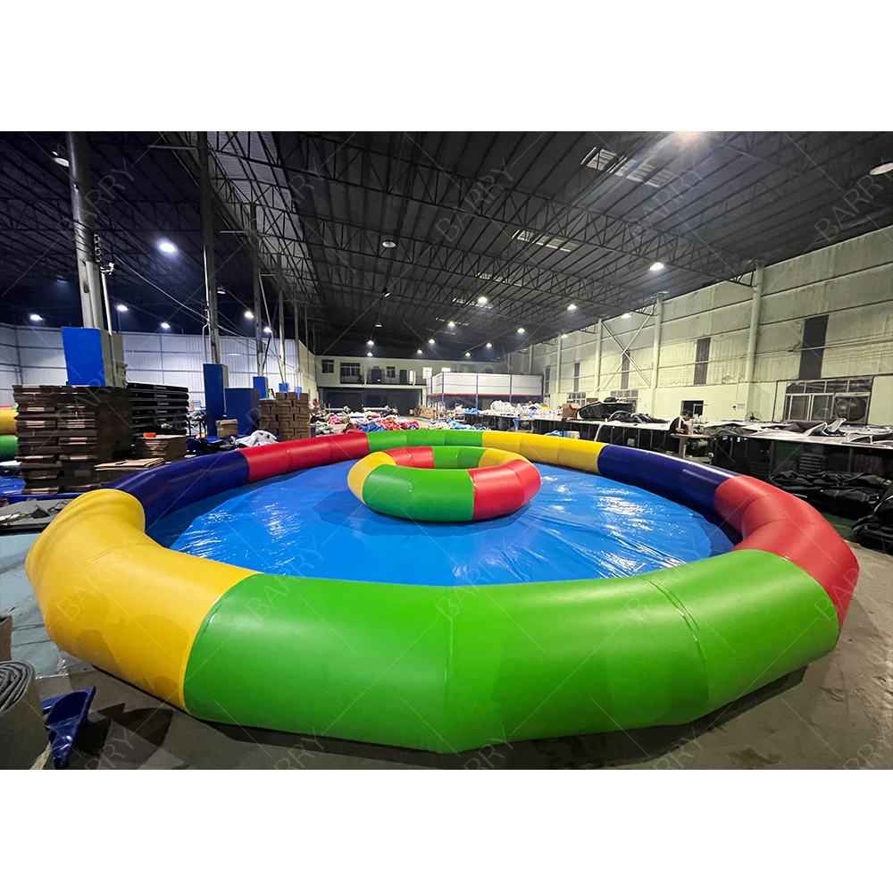 

Portable PVC Large Inflatable Round Swimming Pool Deep Water Park Pool For Zorb Ball /Water Walking Ball/ Kids Paddle Boat