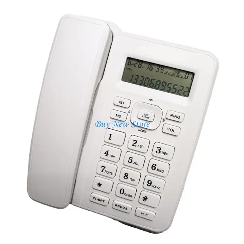 20CE Landline Telephone KX-6001CID Caller Display Corded Phone for Home/Hotel/Office