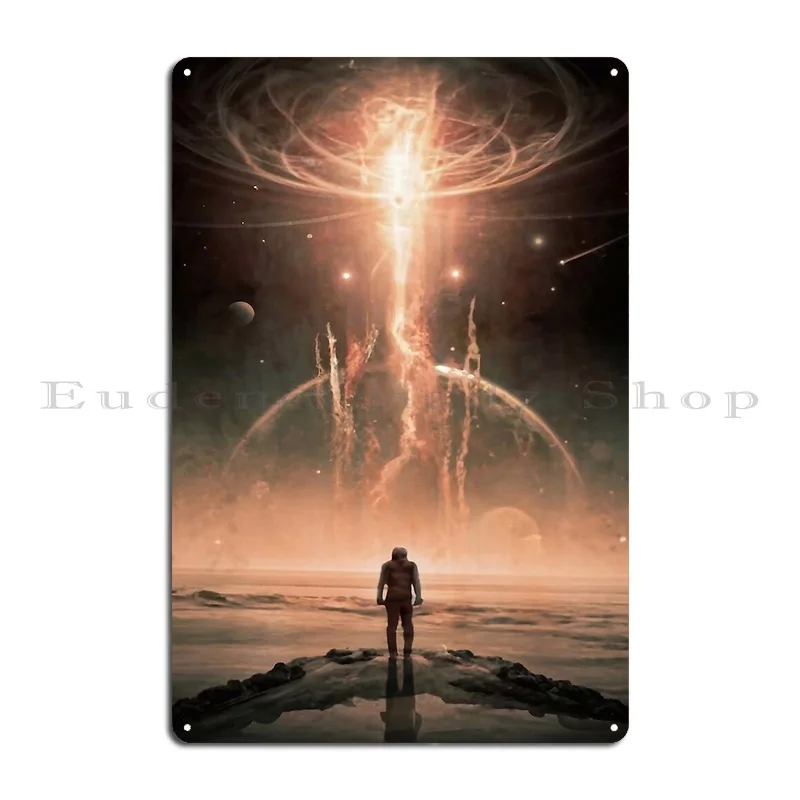 Interstellar Dreamscape Metal Sign Wall Mural Plaques Customized Pub Decoration Tin Sign Poster