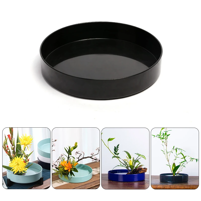 Contenedor Japonés de Plástico para Arreglos Florales, Kenzan, Bandeja para Arreglos Florales, Florero, Mesa de Té, Escritorio, Maceta Zen China