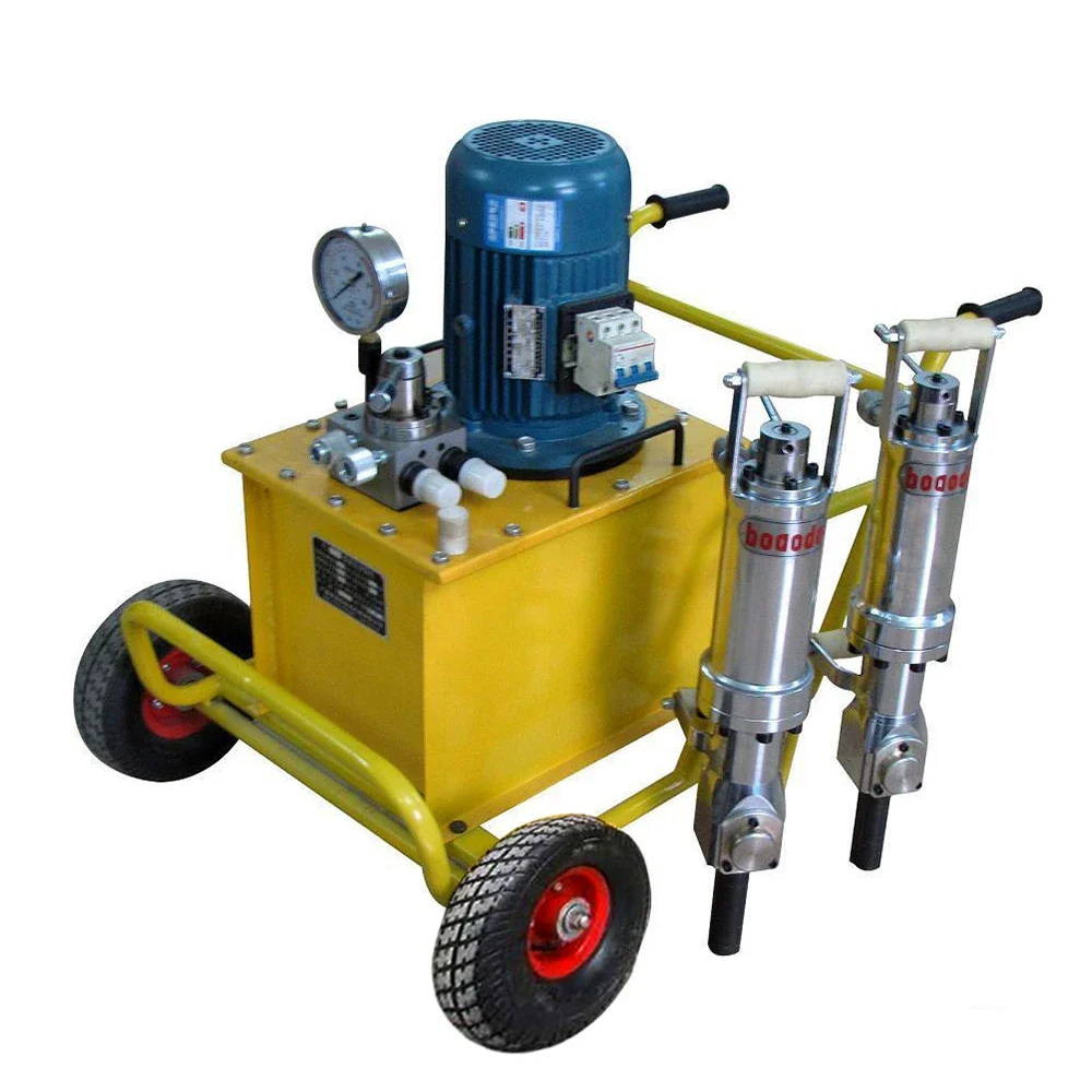 Hydraulic Rock and Concrete Splitting Device Gasoline Engine Hydraulic Splitter for Most Demolition Jobs