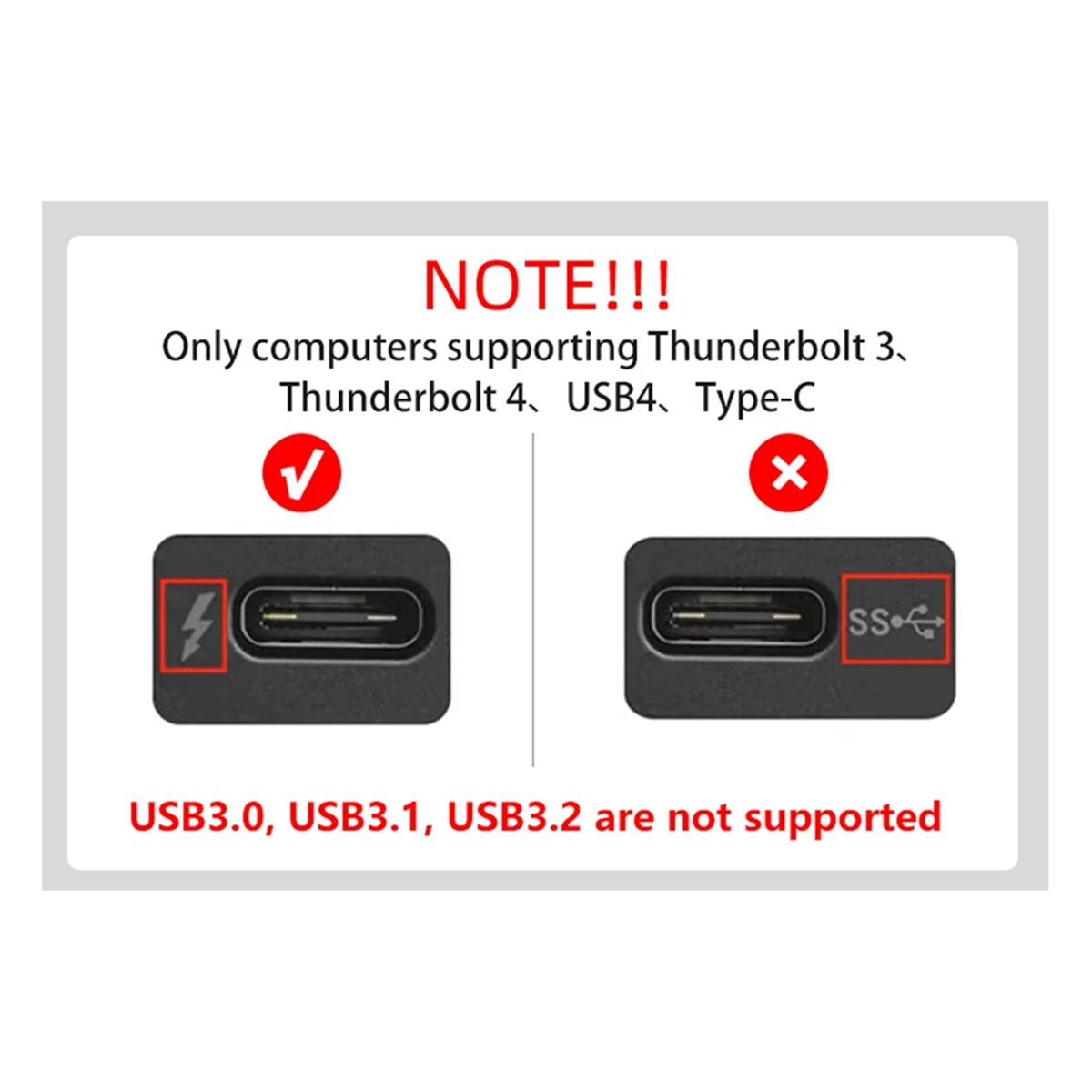 Imagem -05 - Laptop Dock com Placa de Vídeo Gráfica Externa Fit Notebook Usb4 Compatível com 40gbpsa 4