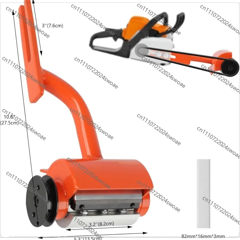 Belt Model, Peel and Peel, Take Flat Planed Flowers, Wood Chain Saw