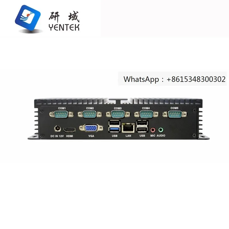 D190Z-C6 single network 6-series fanless industrial computer quad core J1900 low-power microcomputer industrial computer Linux