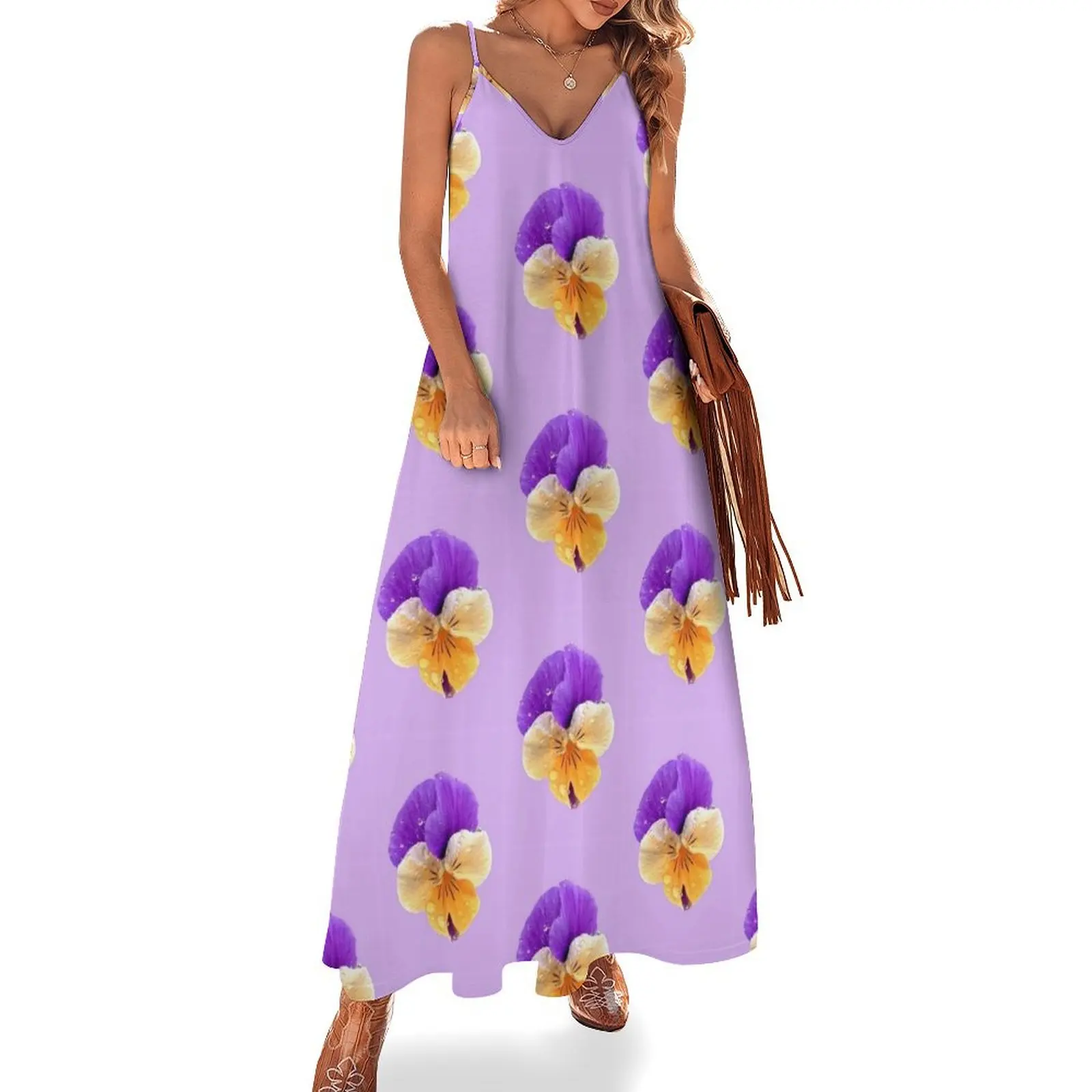 

Viola On Lavender Sleeveless Dress long sleeve dresses Woman fashion Dress for pregnant women Bride dresses