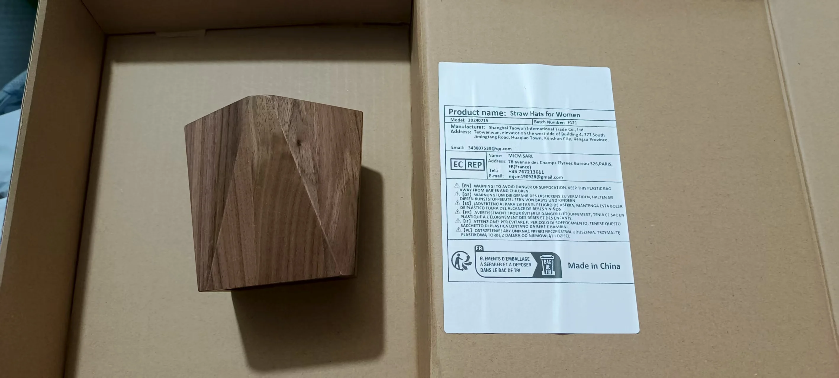Pen Holder Wooden Container Desk Solid Tabletop Stationery Finishing Storage Office