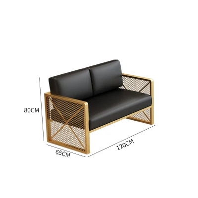 Luxury PU Leather Double Side Bar Coffee Shop Commercial Furniture Sectional Restaurant Booth Seating Sofa