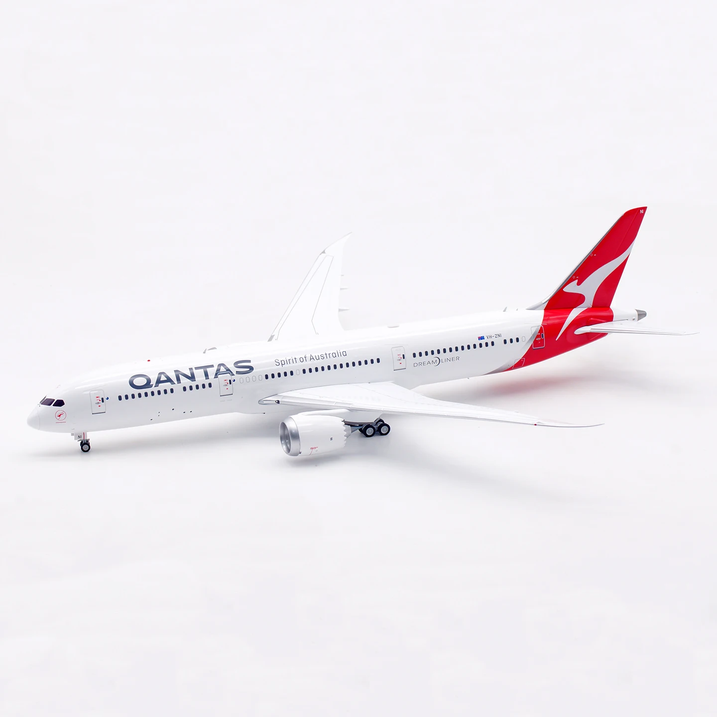 IF789QF0525 سبيكة تحصيل طائرة هدية الطيران 1:200 Qantas الخطوط الجوية بوينغ B787-9 دييكاست نموذج طائرة VH-ZNI #4