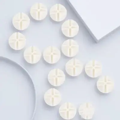 

20 pcs Combination Cabinet Clips 8-Slot Plastic Connectors For Modular Organizer Box Cube Storage Shelves Wire Grid Cubes White