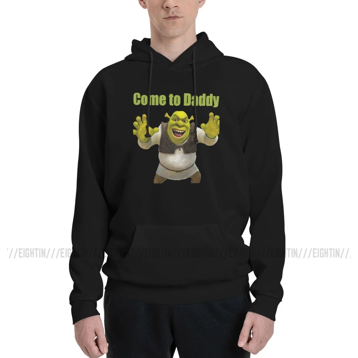 Cool Hoodies Couple Thin Fleece Sweatshirt Men's Come To Daddy Pure Cotton Ogre Funny S-Shreks Hooded Sweatshirt Hooded Tops