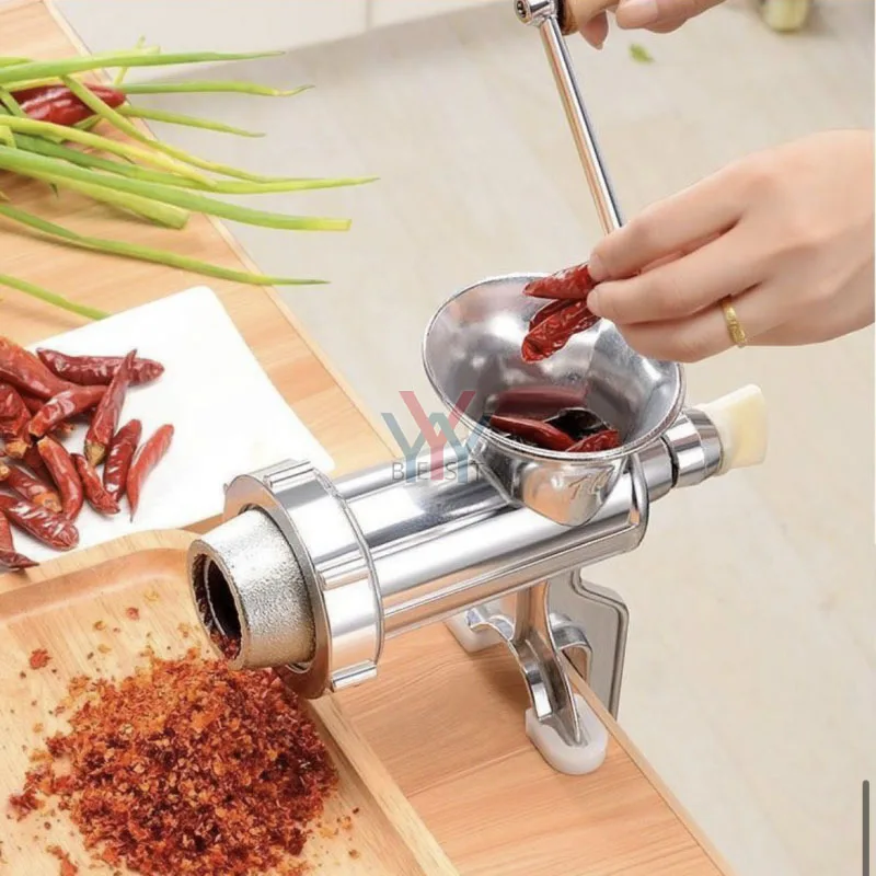 Macchina per salsicce, tritacarne manuale, tritacarne multifunzione per uso domestico, salsicce al peperoncino, gadget magici per salsicce