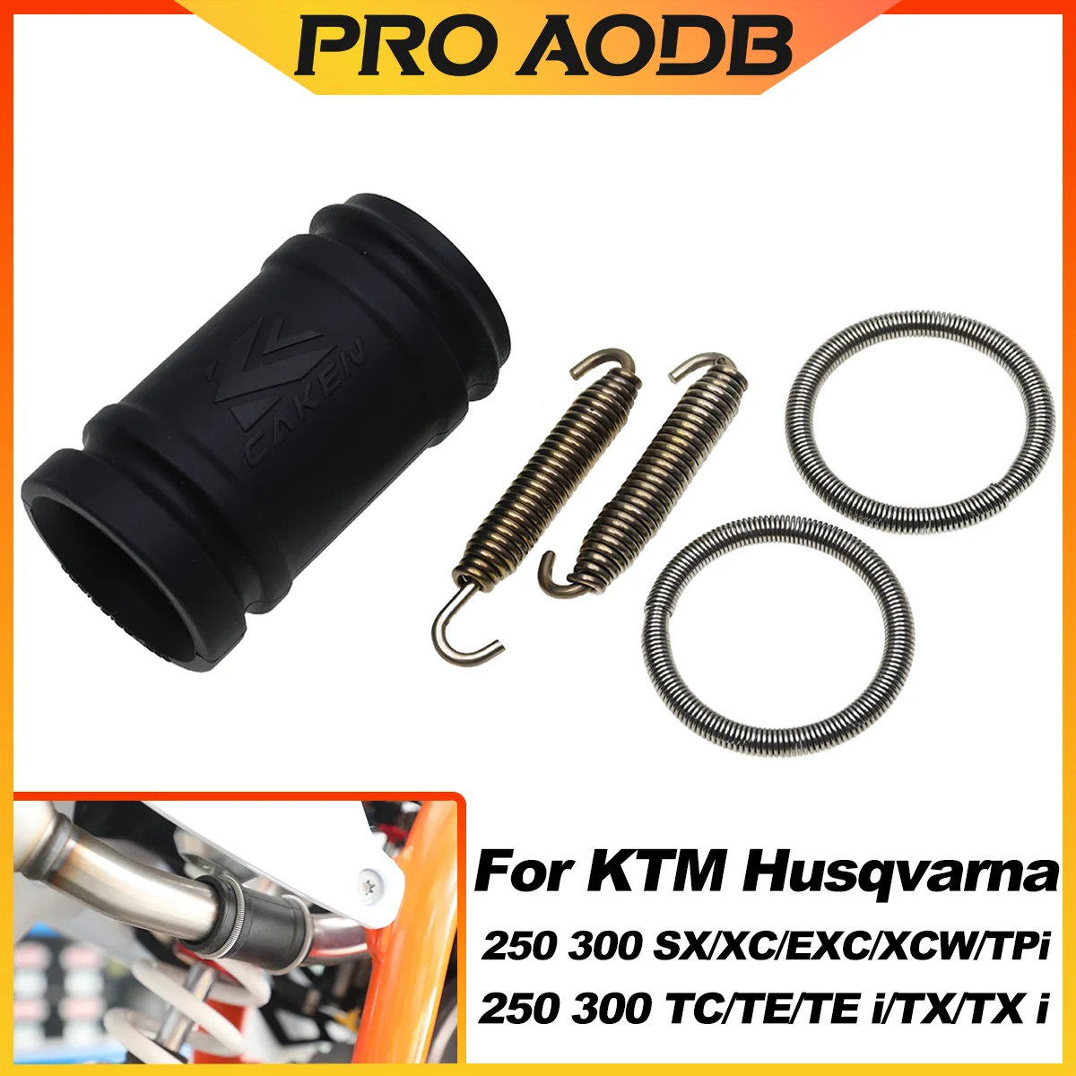 Für KTM SX XC EXC XCW TPI 250 300 Motorrad Auspuffrohr Anschluss Schlauch Frühling Für Husqvarna TC TE TEI TX TXI GASGAS 2017-2023