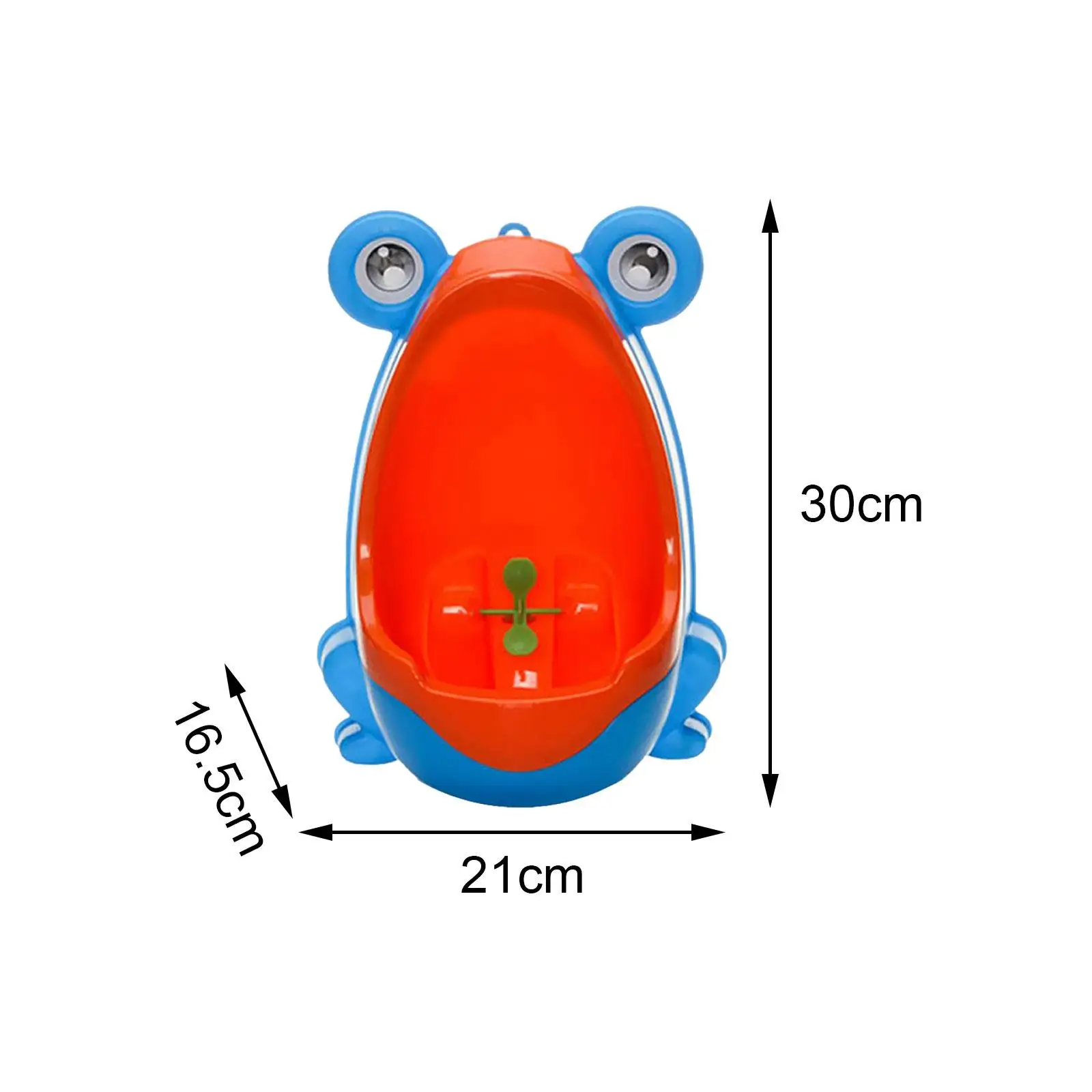 Wall-Mounted Pee for Boys Adjustable Urinal with Frog Theme