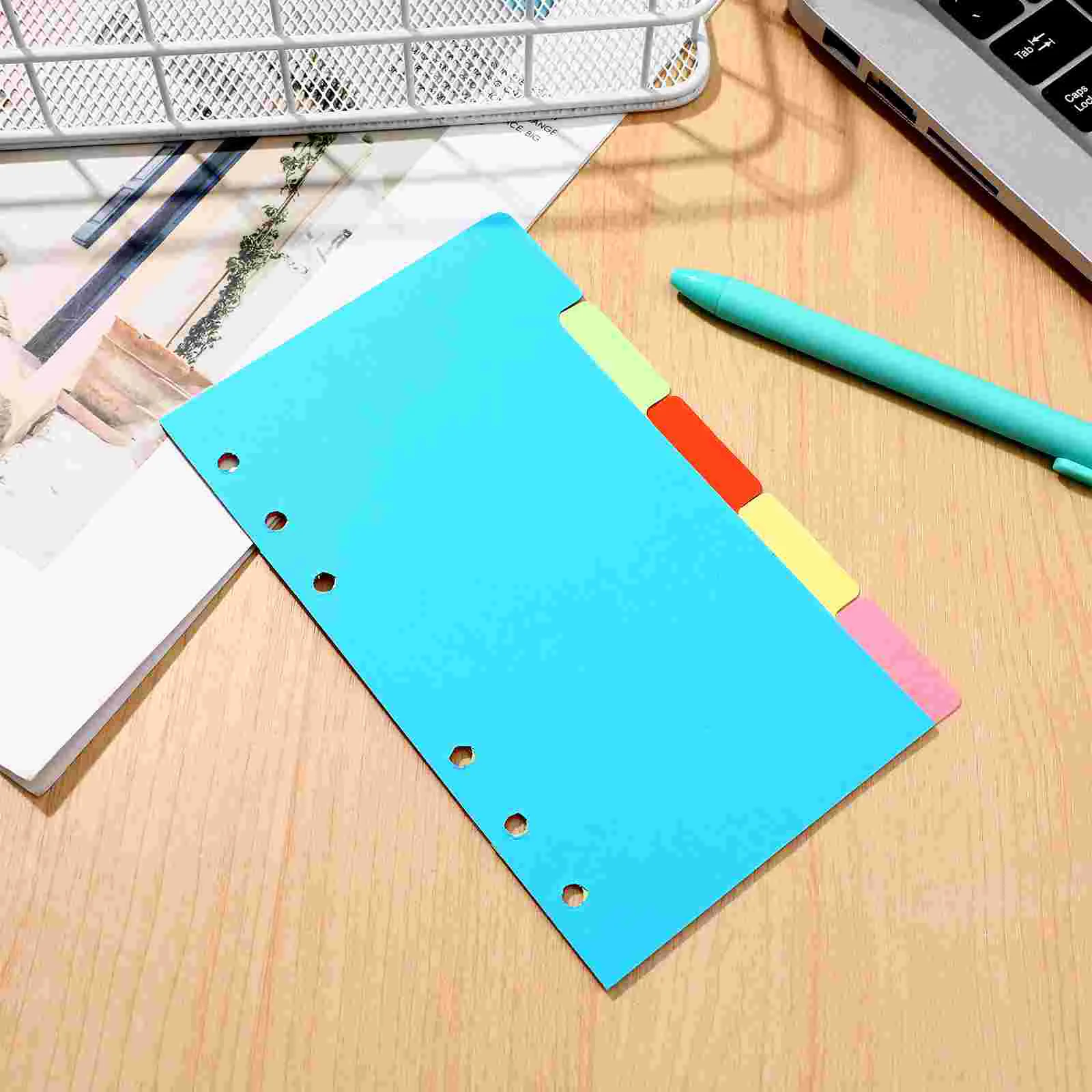 6 Pcs Notebooks Refill for Spiral A5 Paper Partition Plate Tab Cards Divider Child