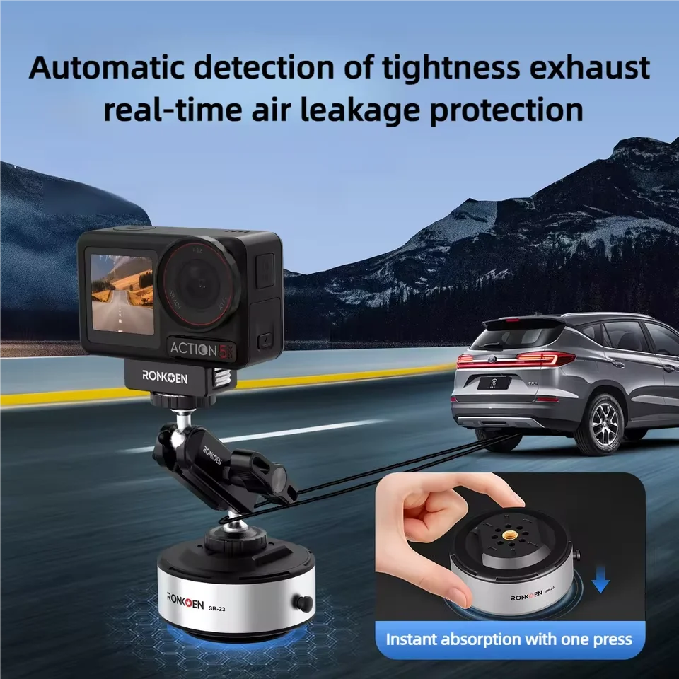 Sports Camera Suction Cup Holder Suitable for DJI Action 6/5/4/Pocket 3 Motion Cameras - view 3