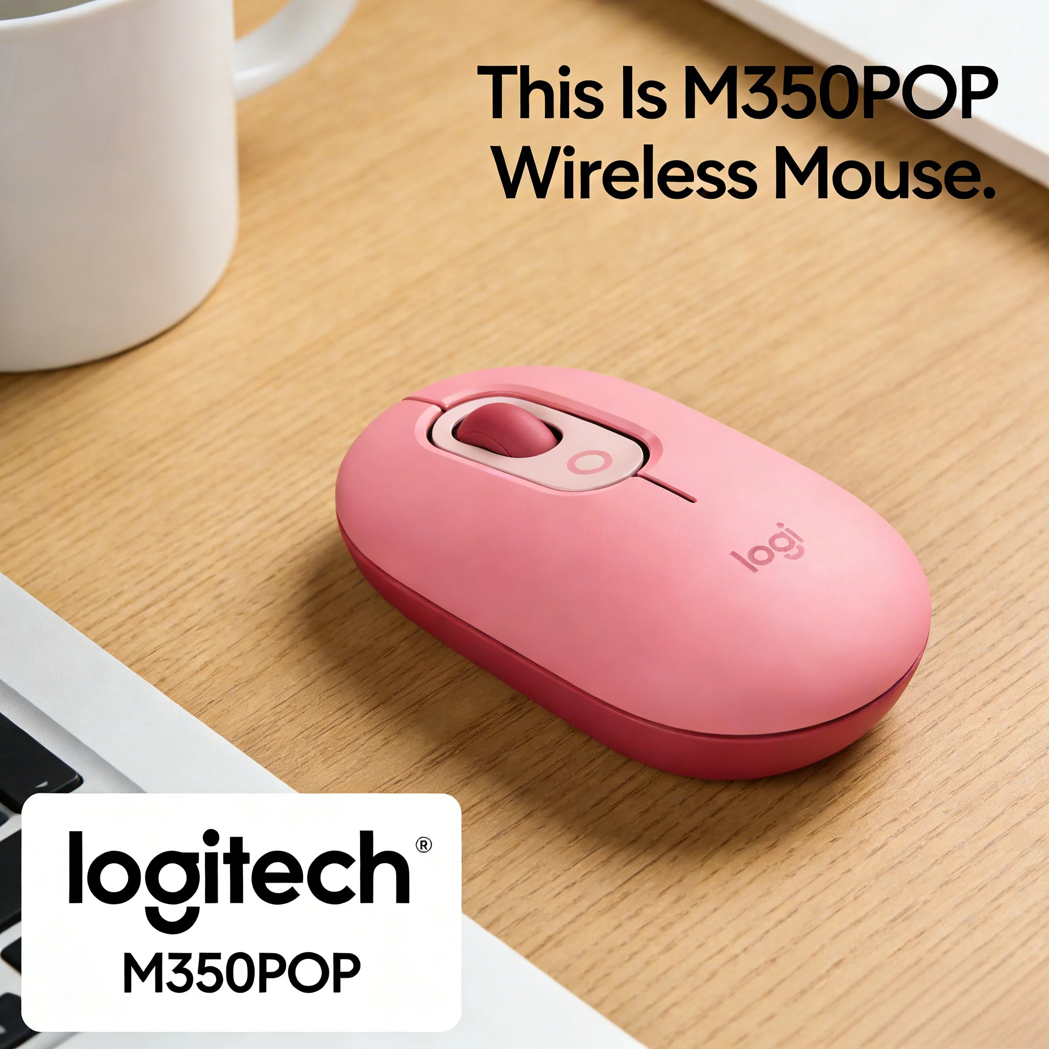

Logitech M350 POP, портативный и долговечный для ежедневного использования