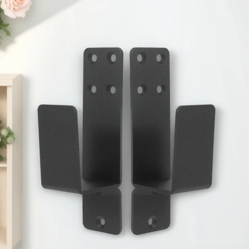 

2Pcs Door Barricade Brackets Heavy Duty U Shaped Support for Security Bar Door Latch Barn Garage Gate Shed Warehouse