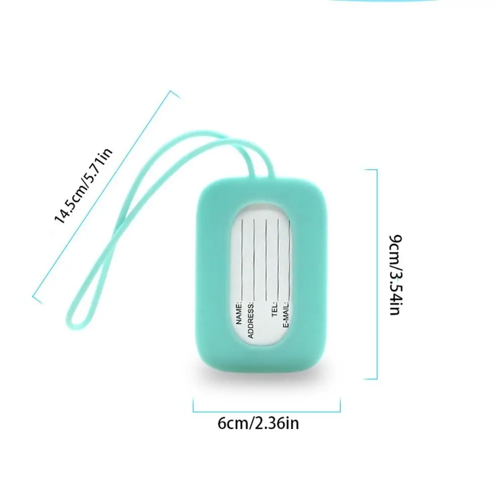 Tanda bagasi silikon Boarding Pass Tag nama bagasi Tag nama bagasi Tag nama Boarding Pass Tag tanda kartu pengiriman pesawat