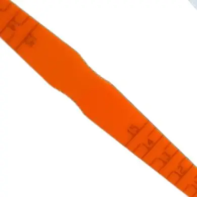 Automotive Body Panel Gap Measuring Tool Flexible Ruler Gauge for Door Hood Trunk Alignment 253 x 18 x 3 mm ABS Orange