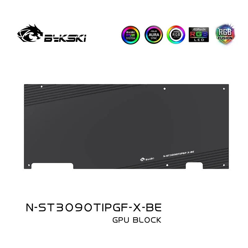 Bykski N-ST3090TIPGF-X GPU-Wasserblock für Zotac RTX3090Ti-24G6X PGF OC/3090TI AMP EXTREME HOLO Grafikkarte/Vollabdeckung/Kühler