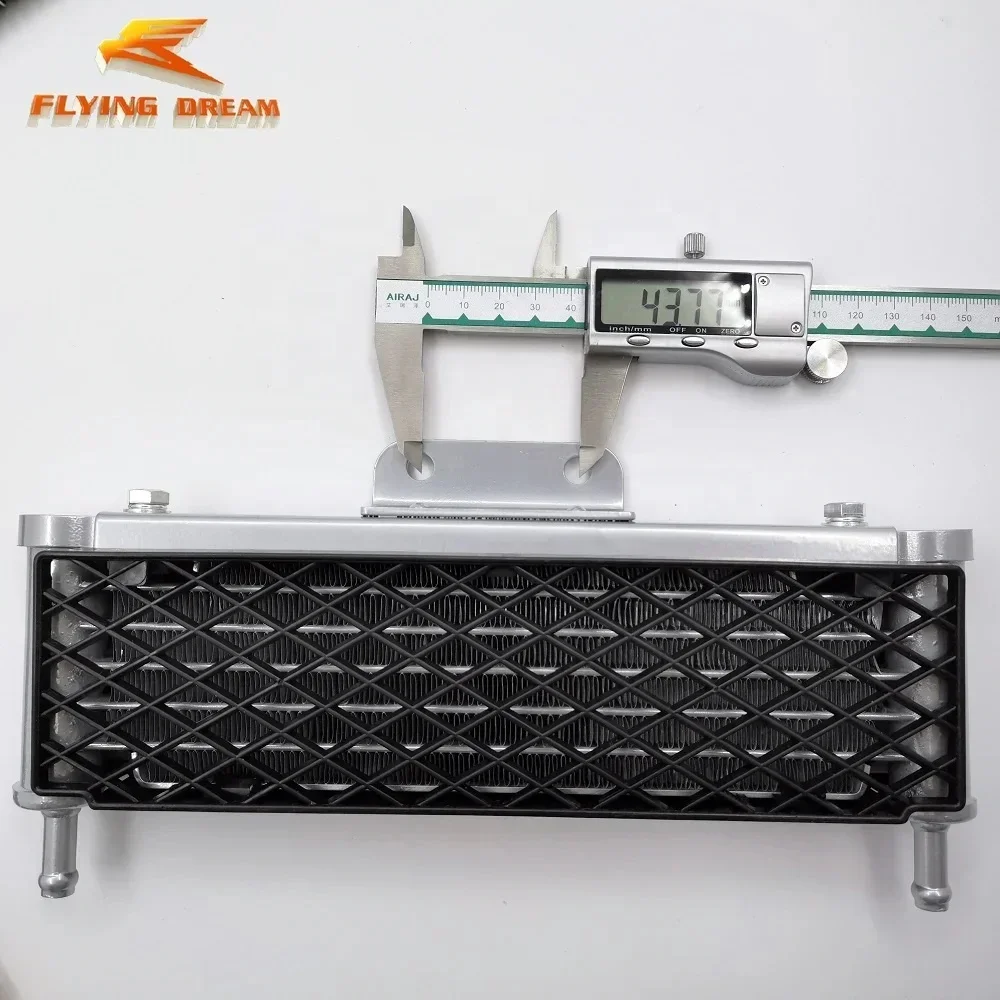 

NewPit Dirt Bike Oil Cooling System for Motorcycle Yx140 Yx150 Yx160 Alloy Nest Oil Cooler with Cables and Fitting Kits for Samp