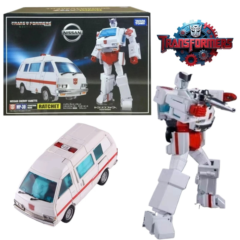 Spot scatola originale Transformer G1 MP-30 Ratchet KO action figure decorazione in studio Figura Ornamenti robot giocattoli classici regalo per bambini