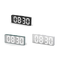 Digital Alarm Clock (Powered By Battery) Or USB Powered Table Clock Snooze Night Mode 12/24H Electronic LED Clocks