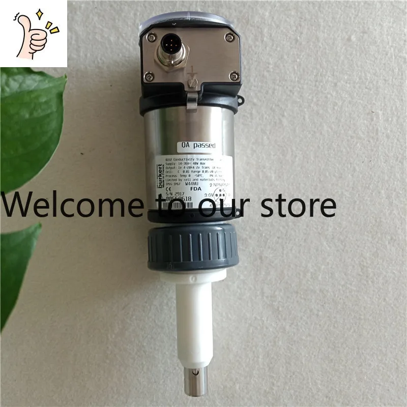Burkert 8222 Integrated Conductivity 00559618 With Display 4-20mA Output K = 0.01