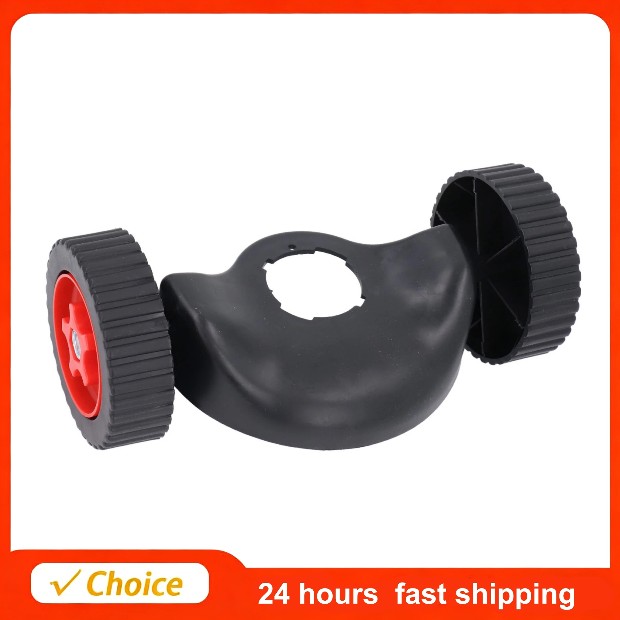 Weed Trimmer Support Wheel with Guard for Garden Outdoor Stable Professional Lightweight Grass Cutter Support Auxiliary Wheel