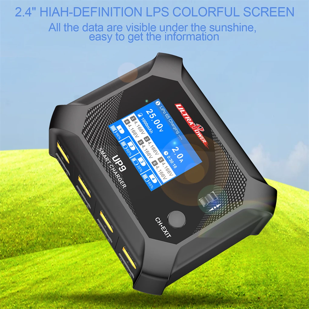 Smart Blance Charger Discharger For UP9 Battery With Dual Mode AC DC Four-channel Fast Charging