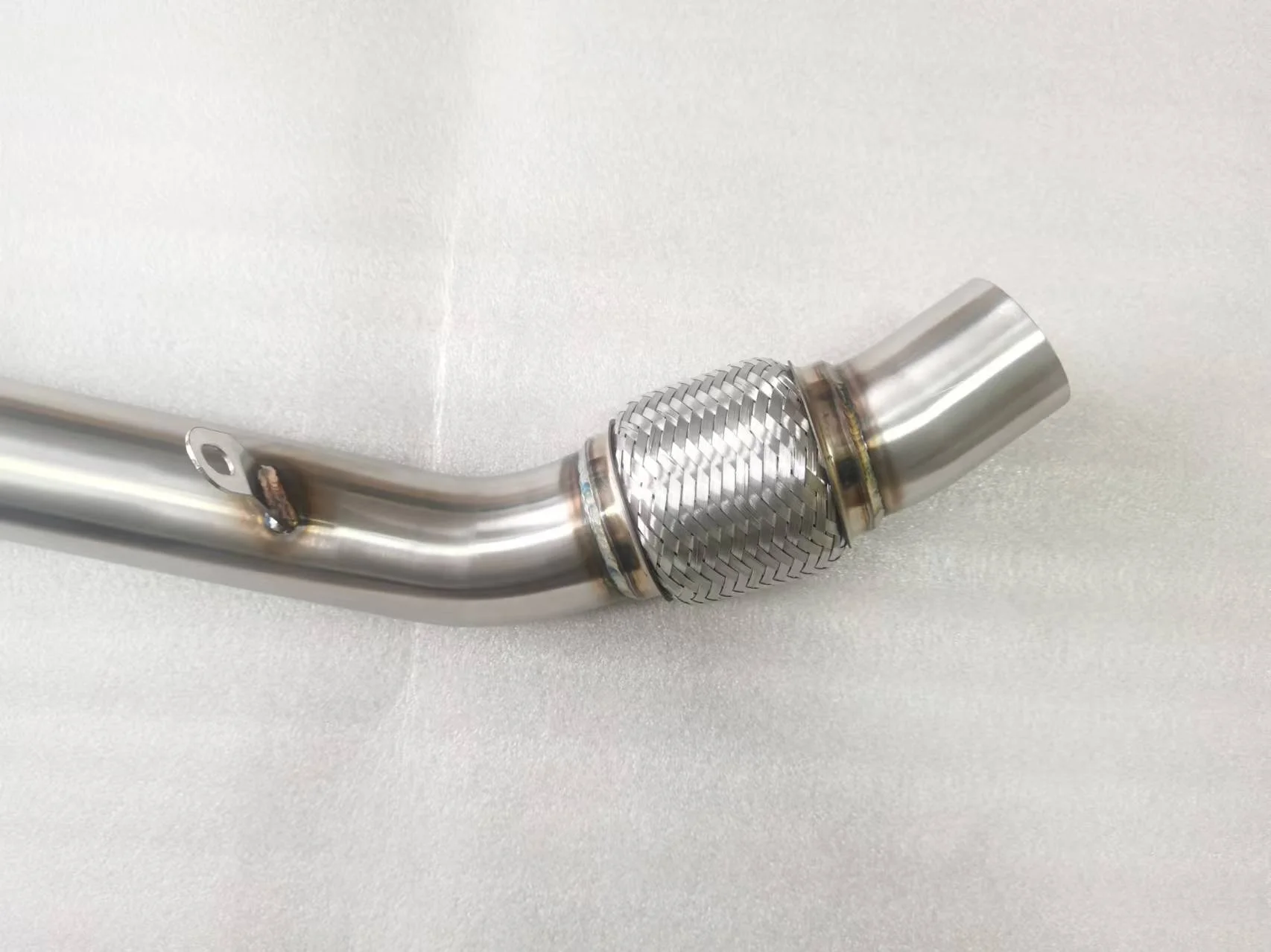 Stainless Steel Exhaust Down Pipe for B* E60 E61 Lci 520d N47 2006-2009 E81 E82 E87 E88 E90 116d 120d-HDF