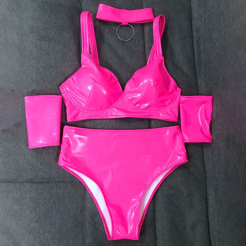 متعدد الألوان القطب ملابس الرقص ملهى ليلي بار زي بيكيني فضي النساء الجاز Dancewear جوجو راقصة عرض مسرحي الزي VDB3182 #5