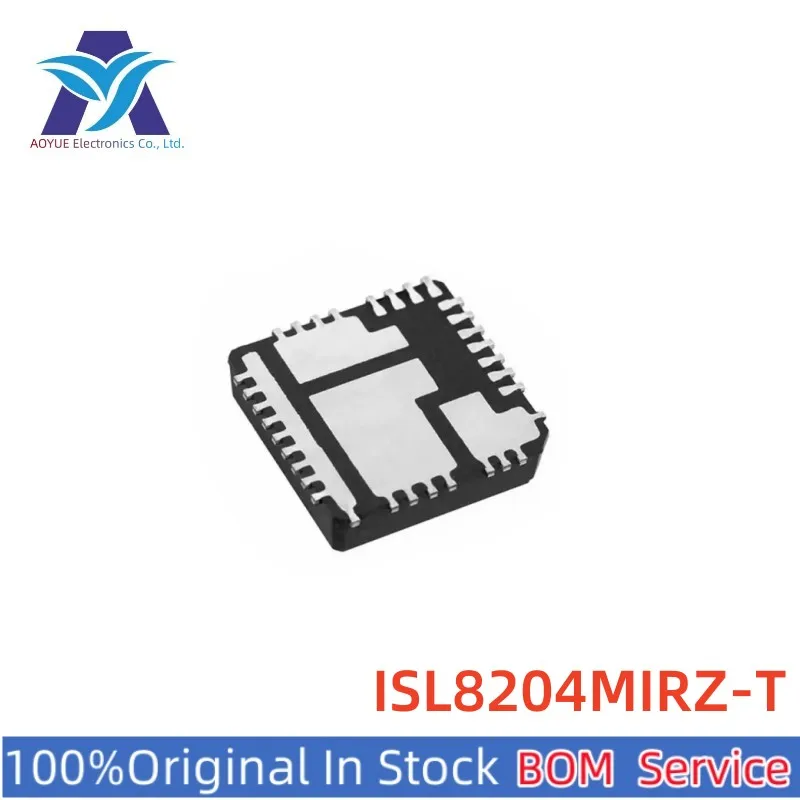 

Новые оригинальные запасные электронные компоненты IC ISL8204MIRZ-T ISL8204M QFN-15 DC/DC преобразователь серии BOM, предложение