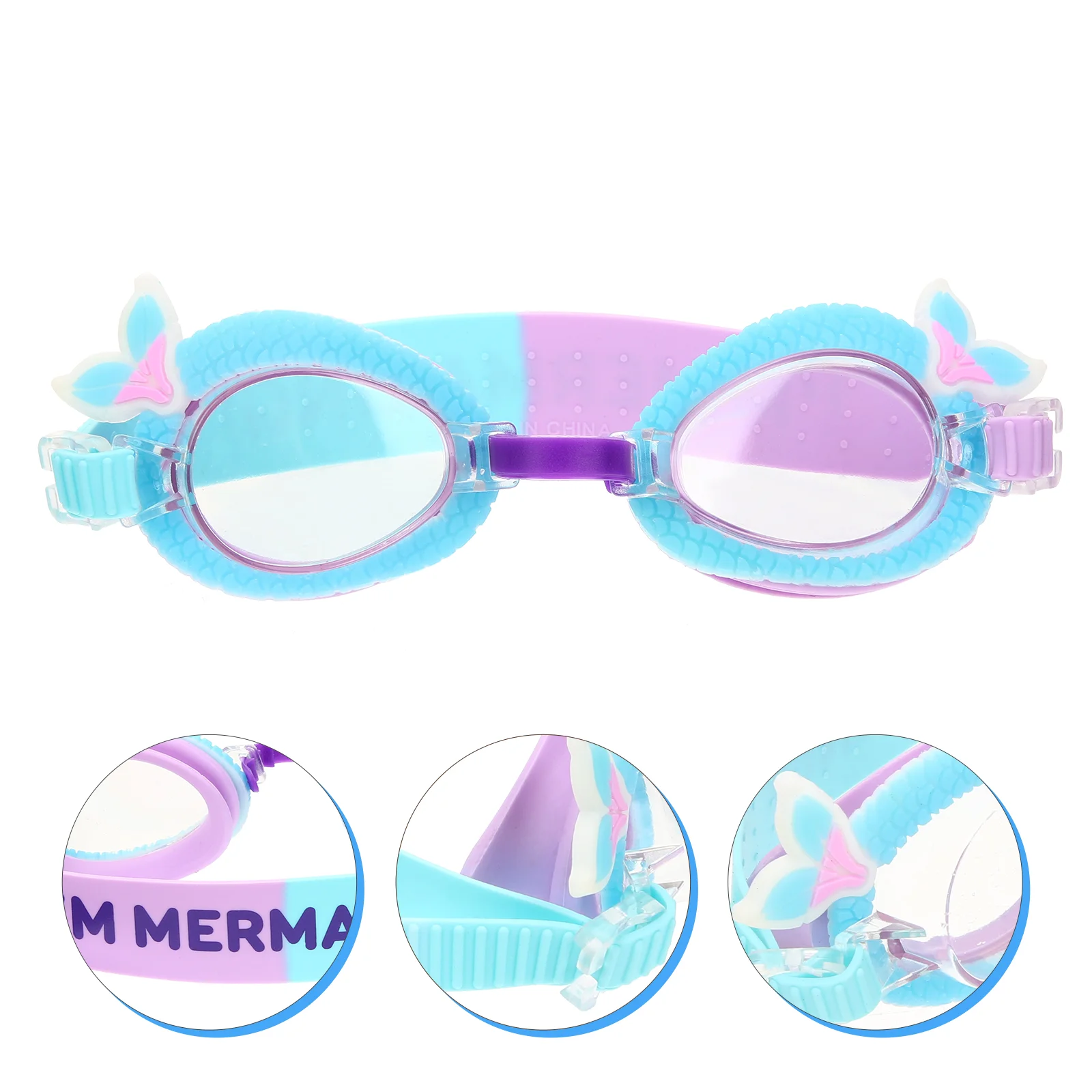 

Kids Goggles for Toddlers Swimming Mermaid Supply Portable Silica Gel Girl Child