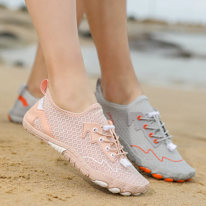 2024Women Barefoot Shoes Water Sports Outdoor Beach Swimming Aqua Shoes Couple Gym Running FootwearSzybkoschnące buty sportowe